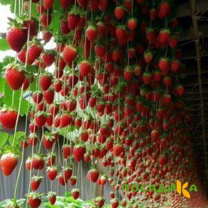 Клубника ампельная Анастасия купить по цене от 370р. в интернет-магазине «Посадика» с доставкой почтой в в Туймазые и по всей России – [изображение №1].